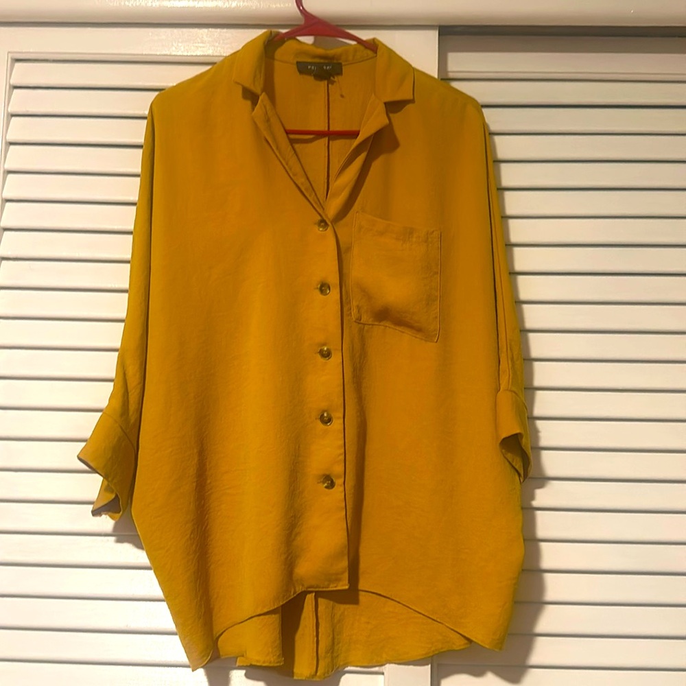 Primark Size 6 Yellow Shirt